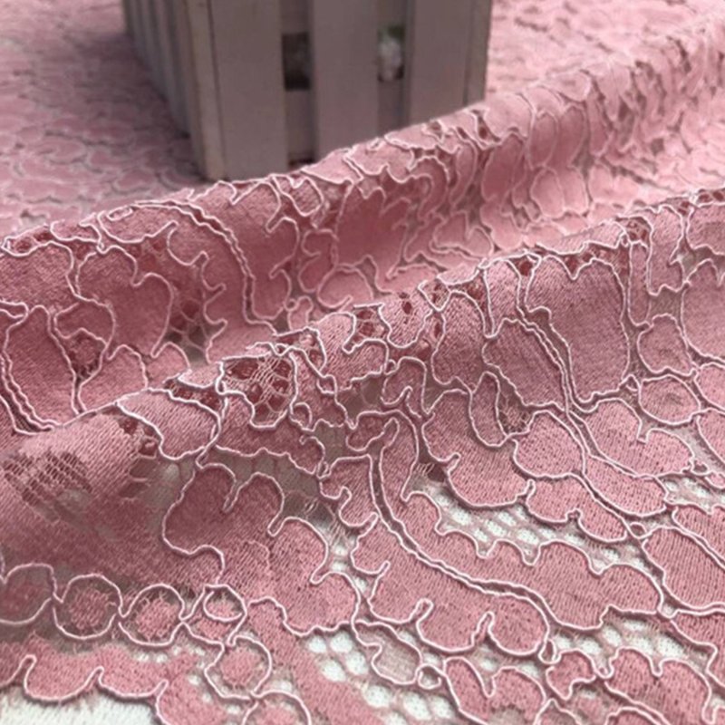Scallop Edge Wave Lace Fabric for Women's Wear Wholesale Supplier 15